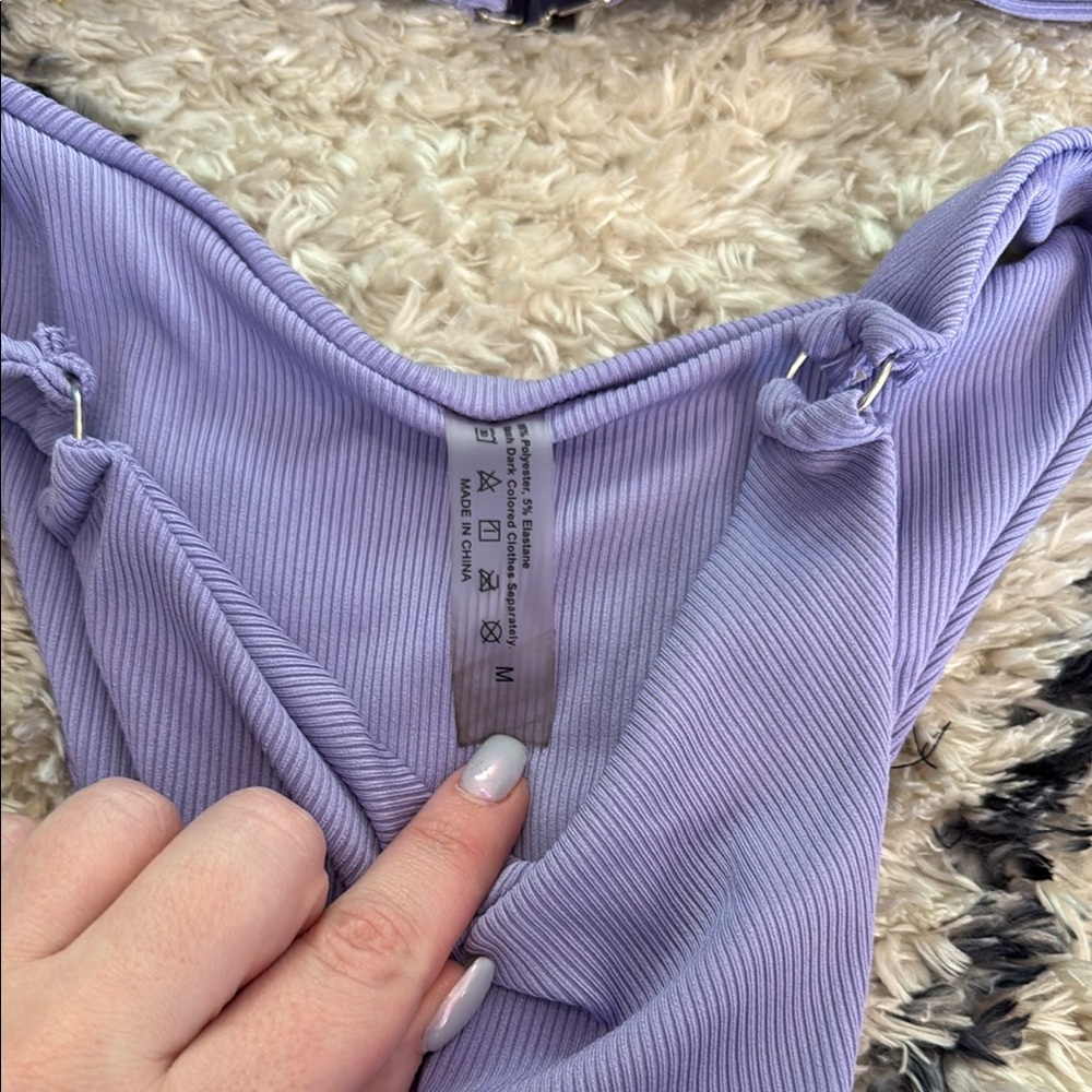 Lavender Bikini Set Medium. Never worn. - Picture 3 of 7